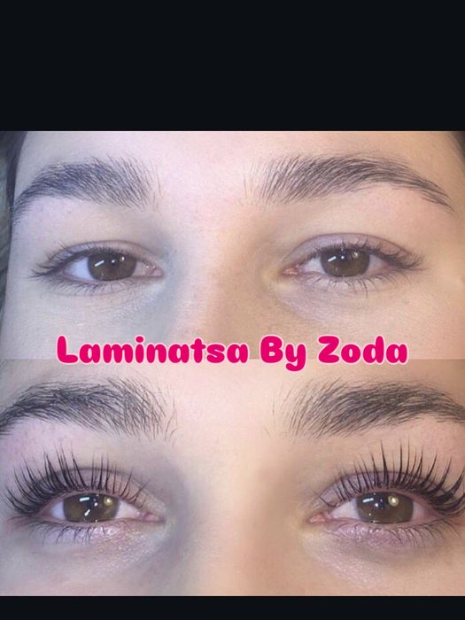 Laminatsiya qosh va kiprik