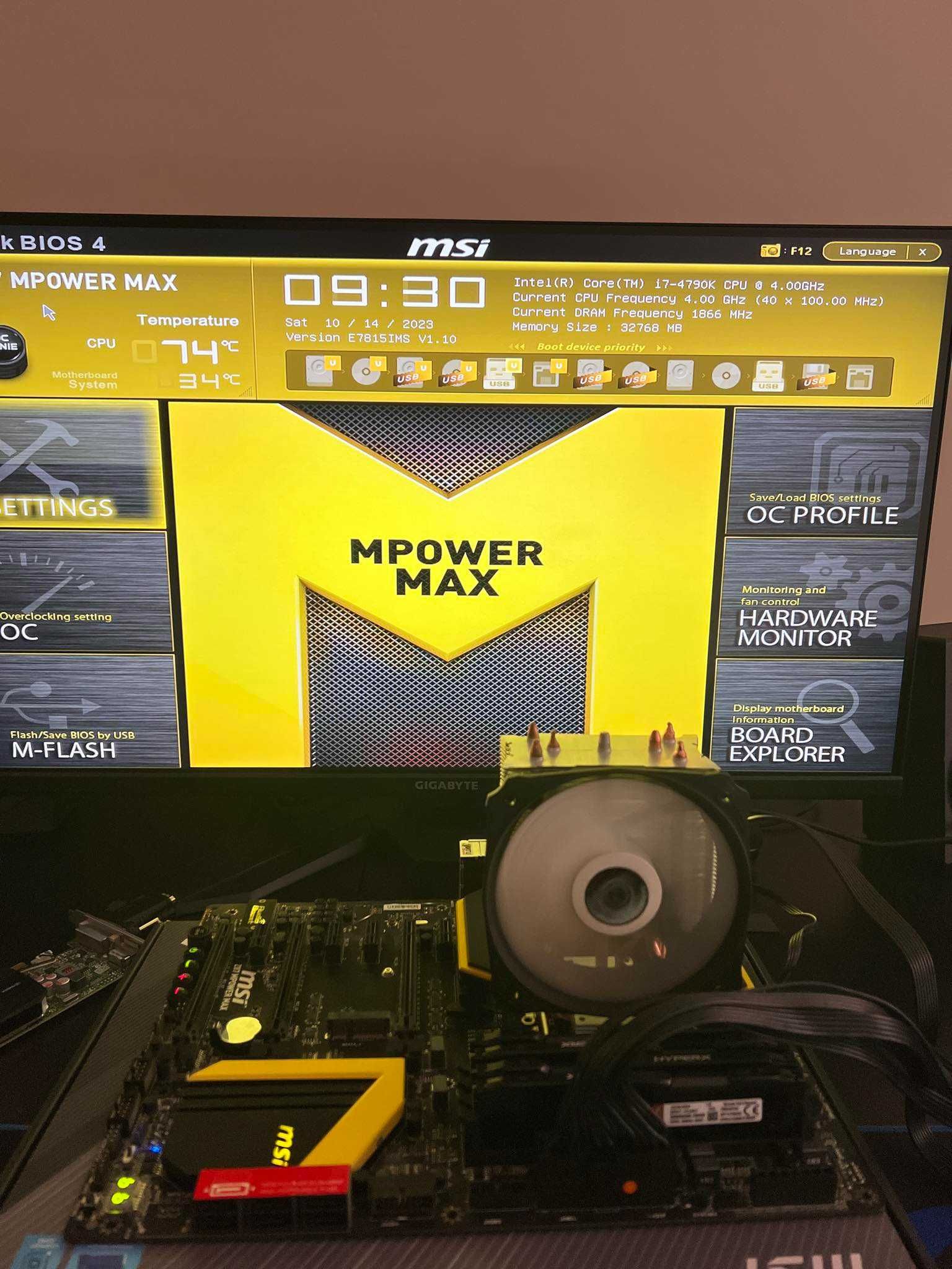 Дъно Дънна платка MSI Z87 MPower Max 1150 DDR3 OVERCLOCK