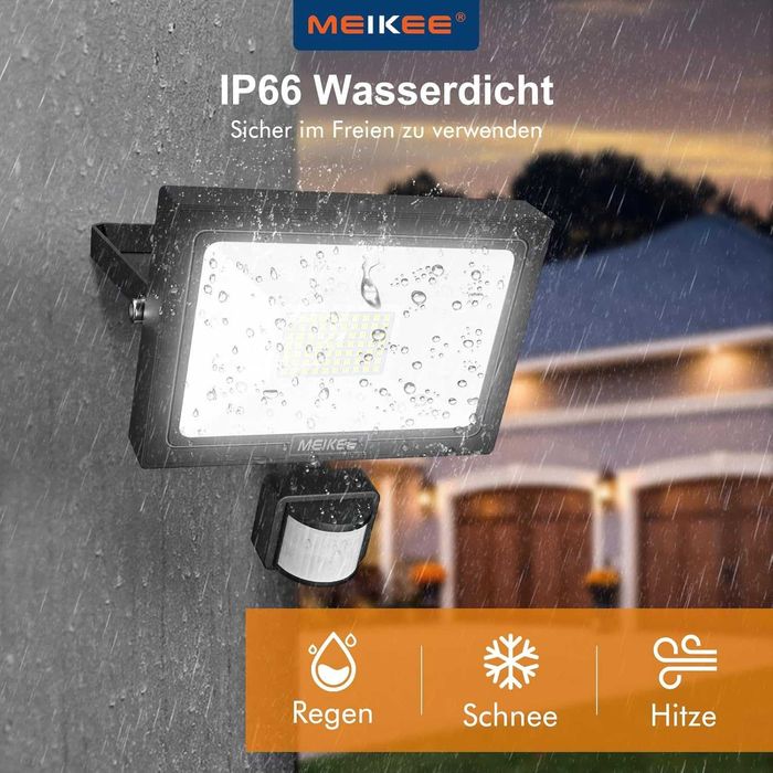 LED прожектори за къща/двор/градина (соларни и на 230V)