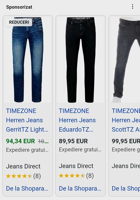 Blugi Jeans Timezone. 18.000 Bucăț