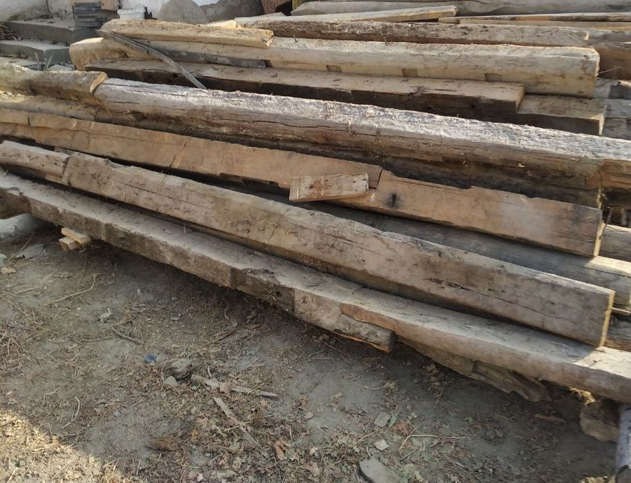 Бруслар ва шпаллар.