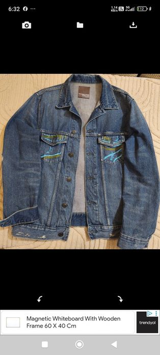 Geaca Mango blugi personalizata