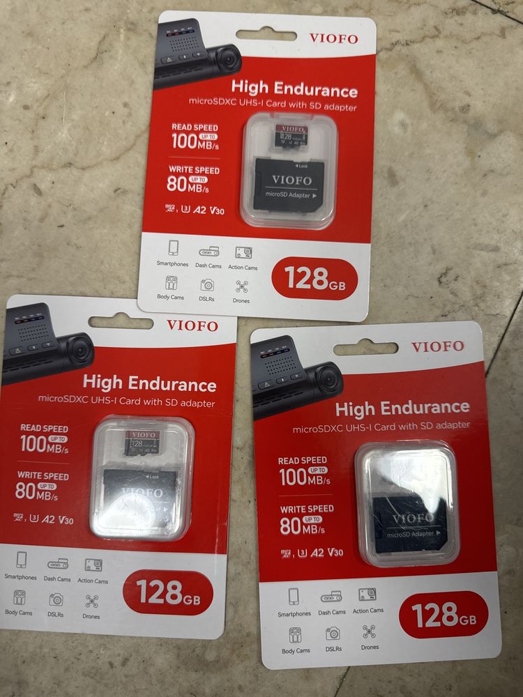 Card micro sd 128gb viofo high endurance supraveghere auto