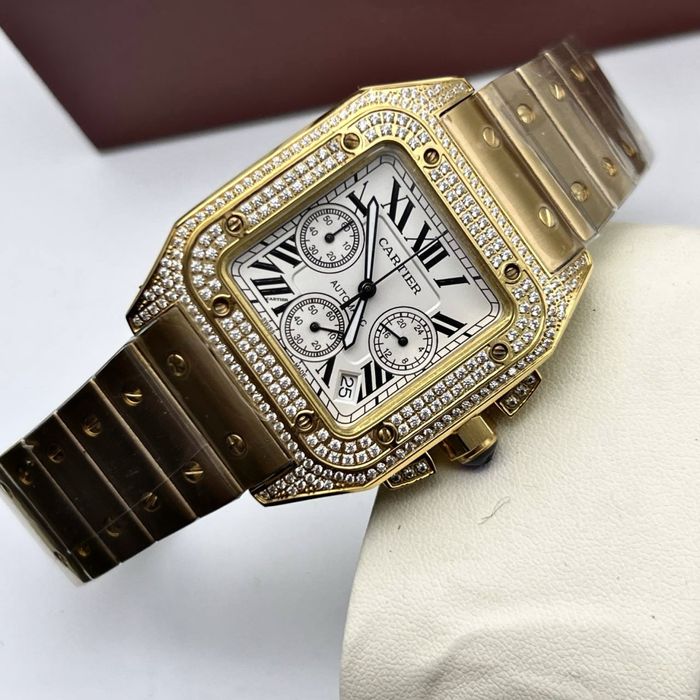 ceas cartier santos 100
