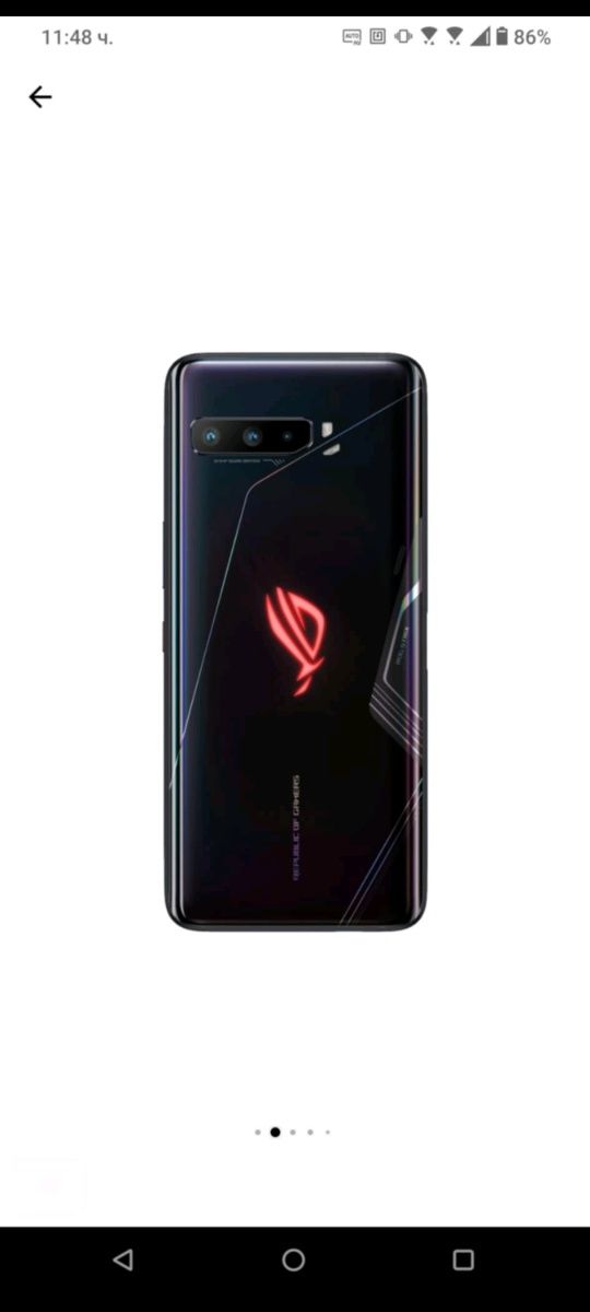 Asus ROG 3, 512 GB ,12 GB RAM,5G .