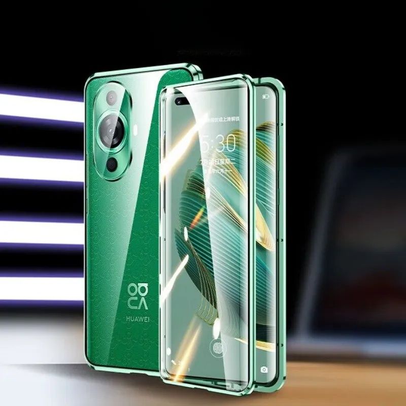 Huawei Nova 12s 11 11 Pro 11i/Двоен 360 магнитен кейс камера протектор