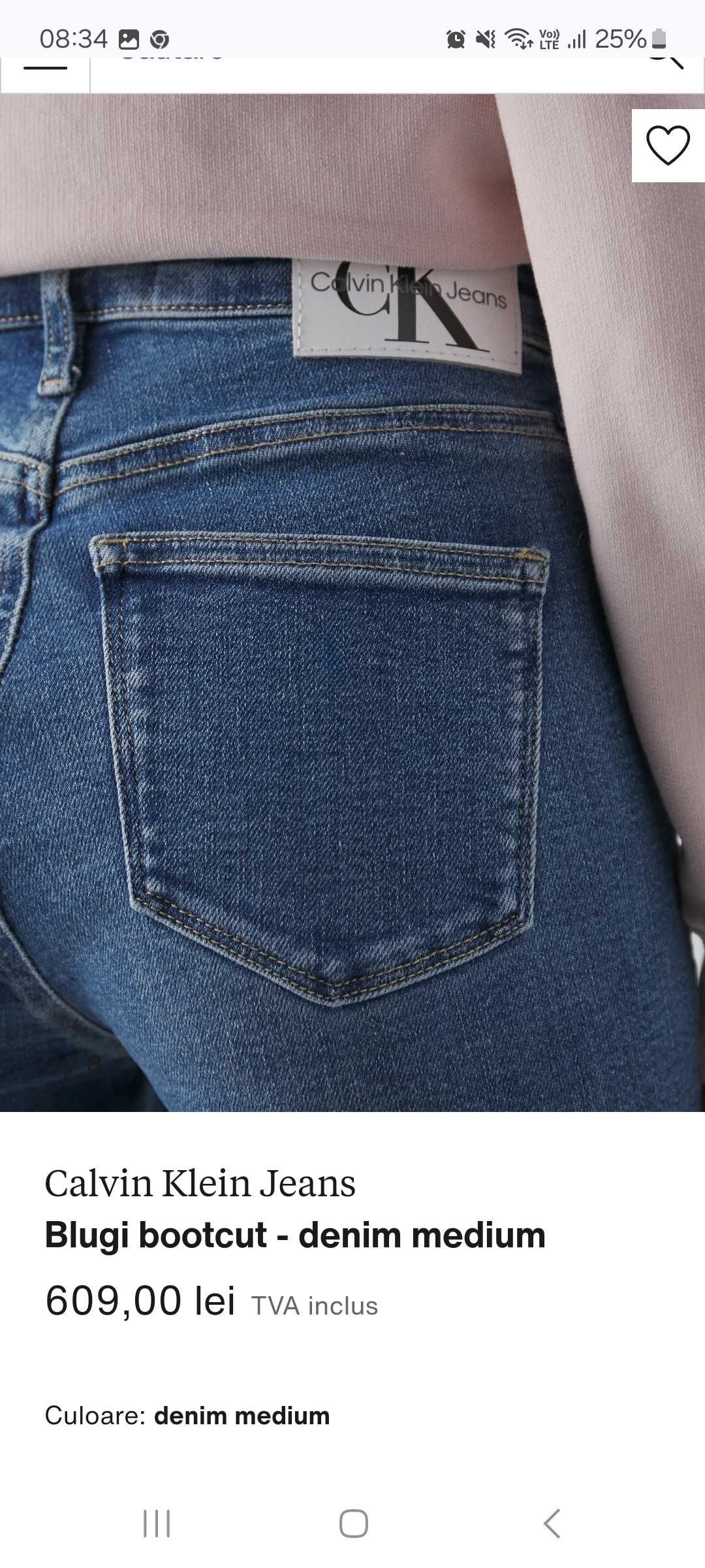 Blugi dama Calvin Klein