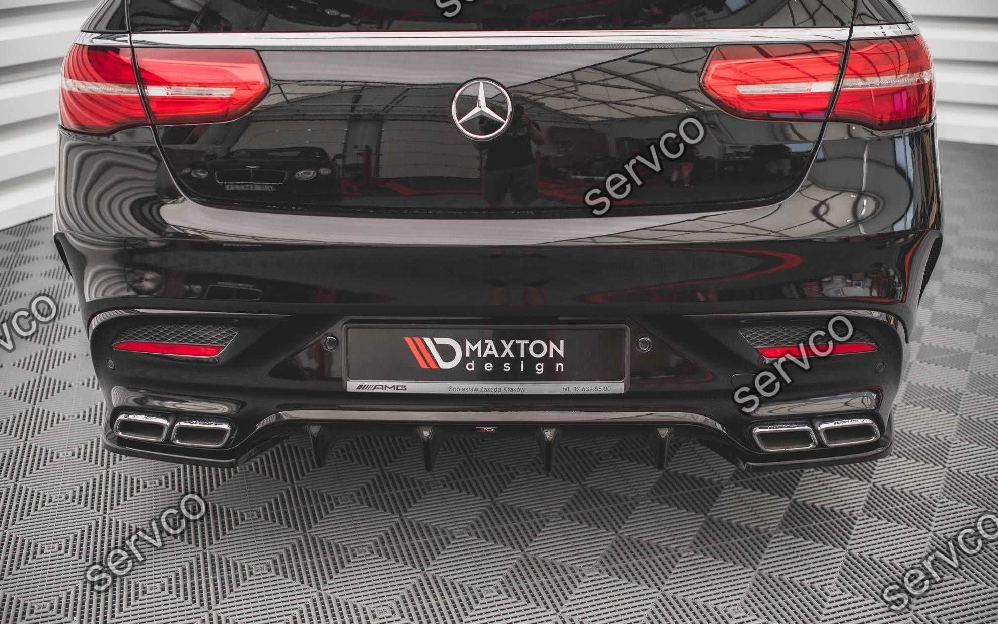 Prelungire bara spate Mercedes GLE Coupe 63AMG C292 2015-2019 v2