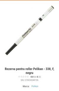 Rezerve Mina Roller Pelikan 338 negru