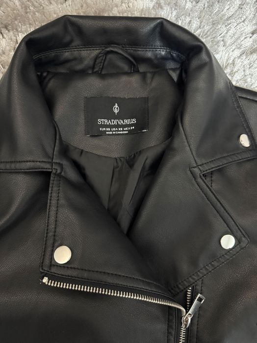 Дамско кожено яке stradivarius xs