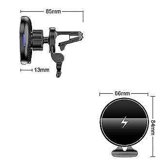 Suport auto magnetic cu incarcare wireless 15W