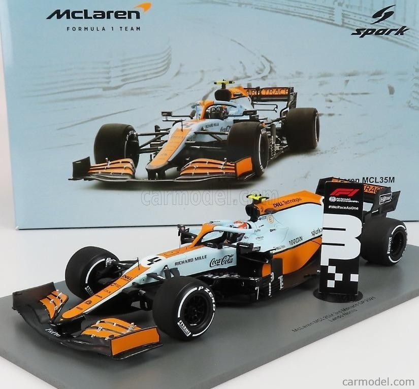 Masinuta macheta Formula1 McLaren  Mcl35m Lando Norris Monaco