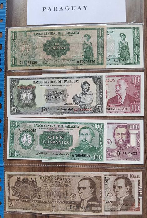 Bancnote străine, se vând la lot, prețul / bucată