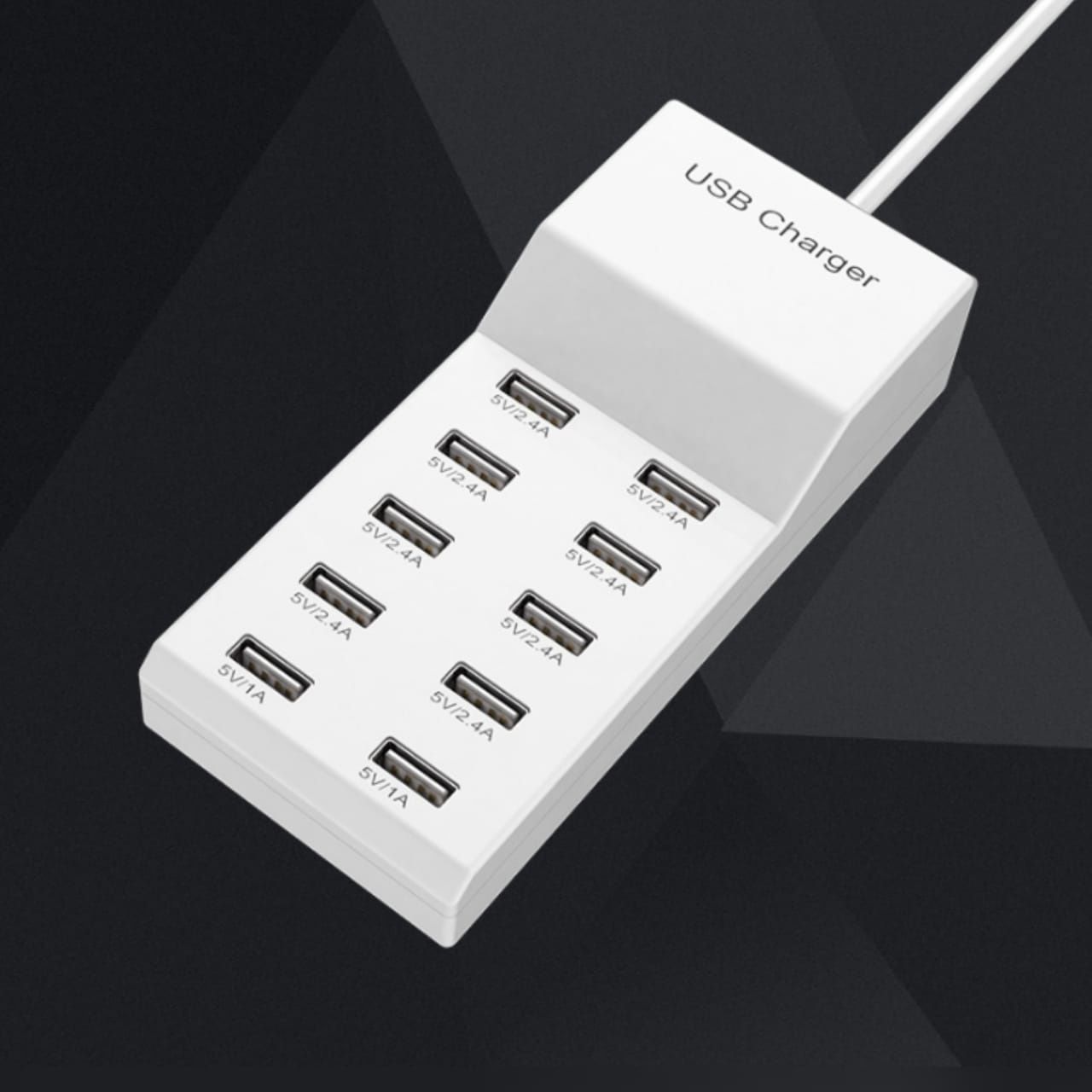 10 портовое USB зарядное устройство, зарядчик, ЮСБ Хаб, Hub