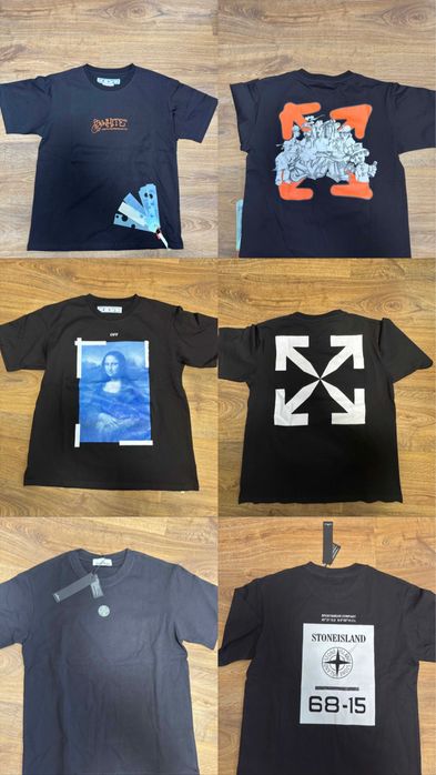Тениски Off White, Stone Island