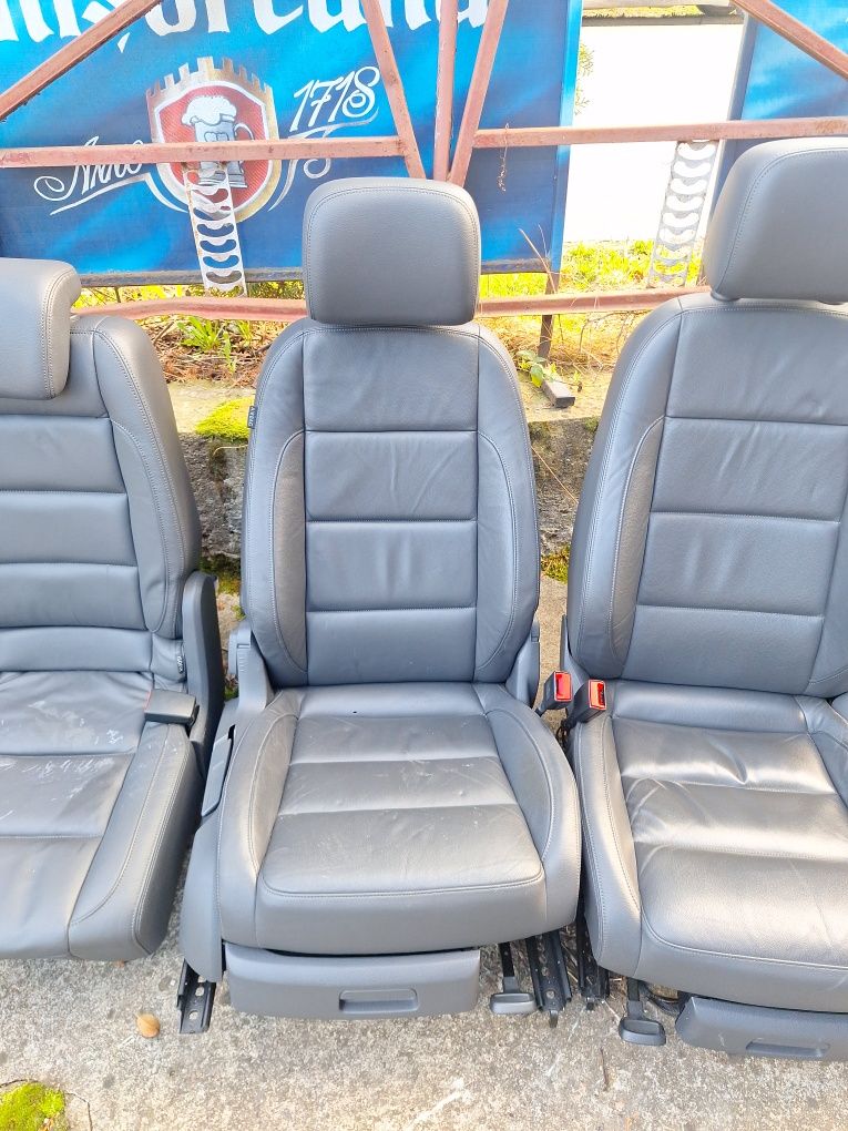 Interior piele complet VW Touran 5 locuri cu încălzire scaune fata
