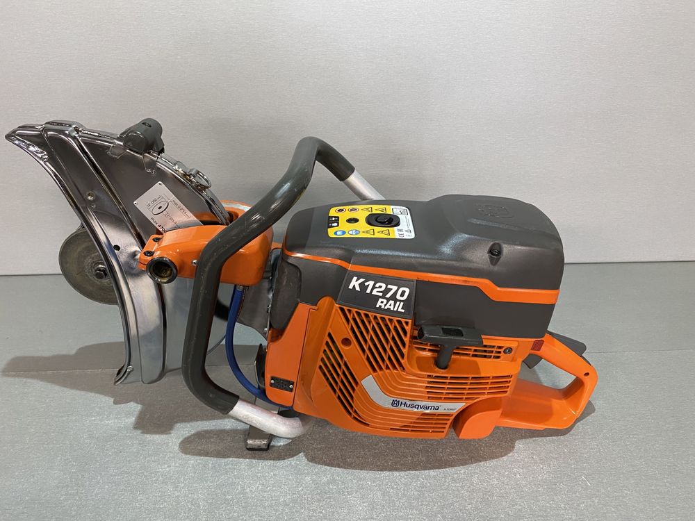 Drujba Husqvarna k1270 taiat fier sina cale ferata geismar stihl