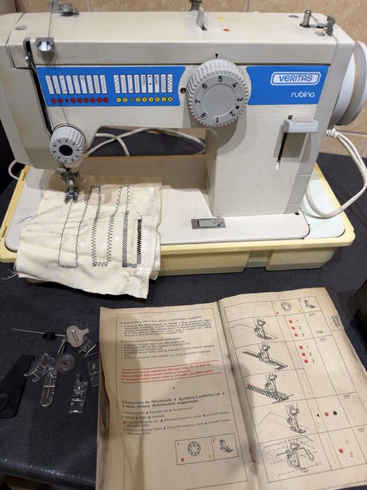 Masina de cusut brodat festonat diverse programe Veritas