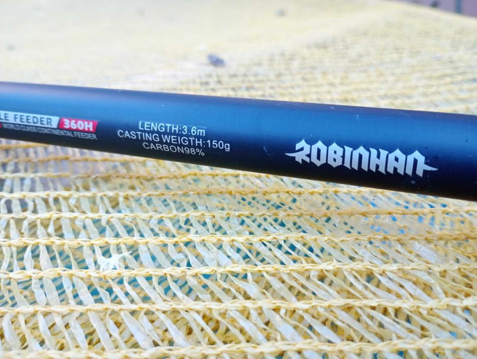 Lanseta si mulineta HARRIE Evolution RoBinHan 3,6m, carbon 98%, noi