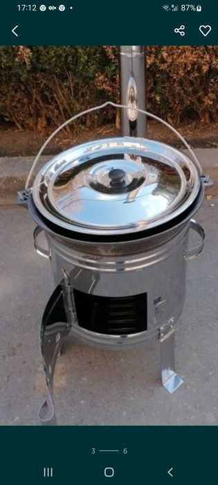 cazan inox/ cu ceaune Fontă Emailata 22L /899
