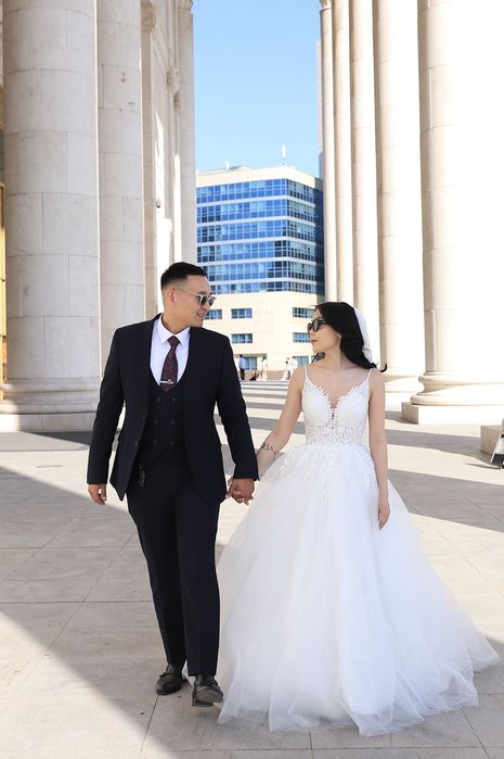 свадебное платье новое!