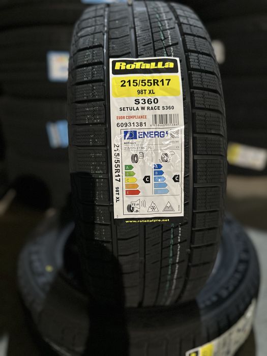 Нови Зимни Гуми ROTALLA S360 215/55R17 98T XL НОВ DOT БОРД 2155517