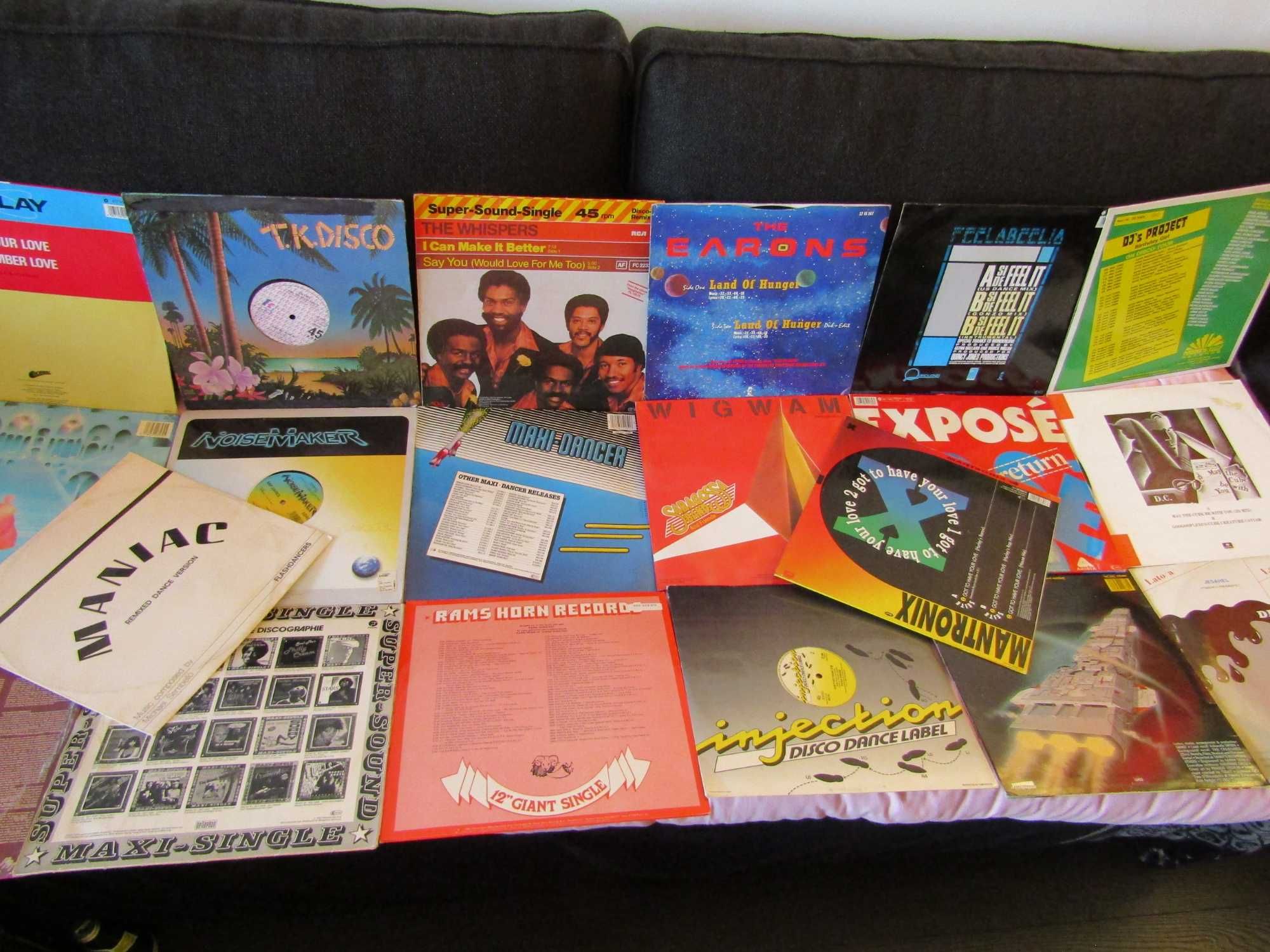Lot 20 Discuri Vinil Maxi Disco House 1977/2001 Colectare Testa VG+