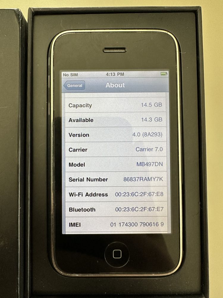 Пълен комплект iPhone 3G 16GB