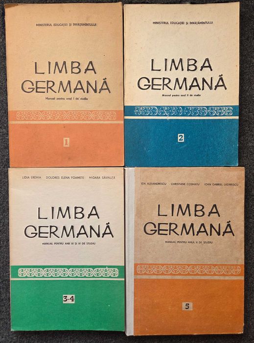 LIMBA GERMANA Manual pentru anul 1, 2, 3-4, 5 de studiu