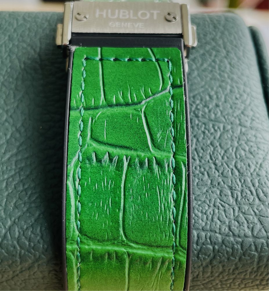 Ceas Hublot Classic Fusion Verde Croco Premium