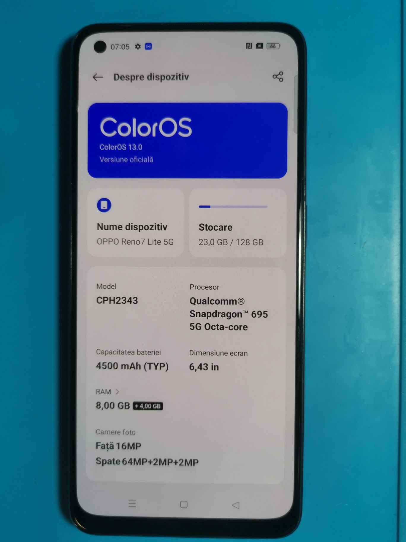 Telefon Oppo Reno 7 Lite 5G Impecabil