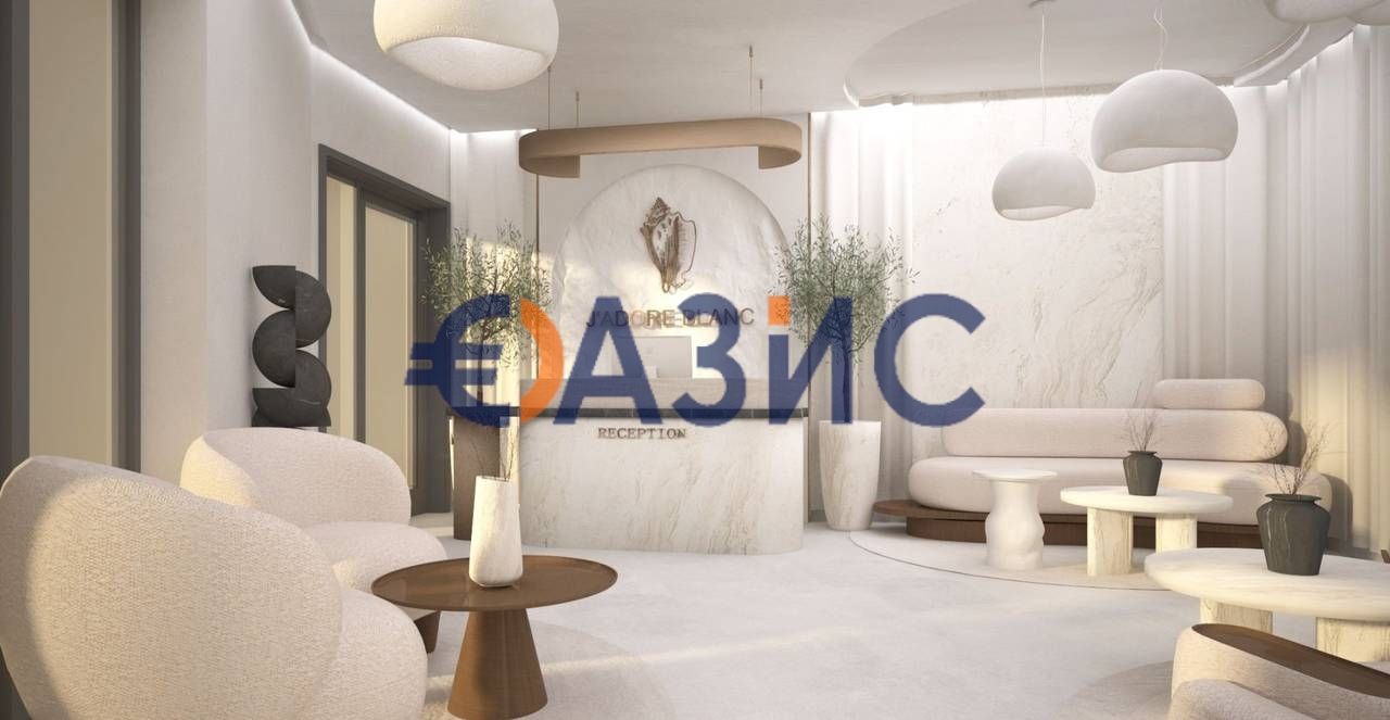 Апартамент с 1 спалня в J'adore Blanc, от 55,30 кв.м., Слънчев бряг,
