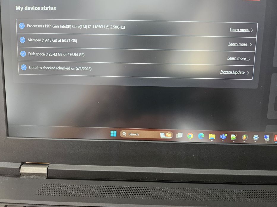 Lenovo Thinkpad P15 Gen 2i