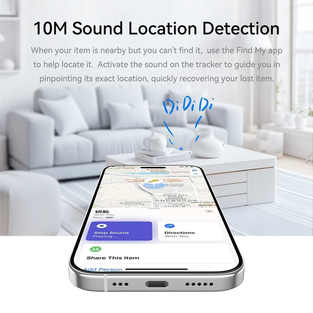 Тракер за проследяване на местоположение през смартфон iphone