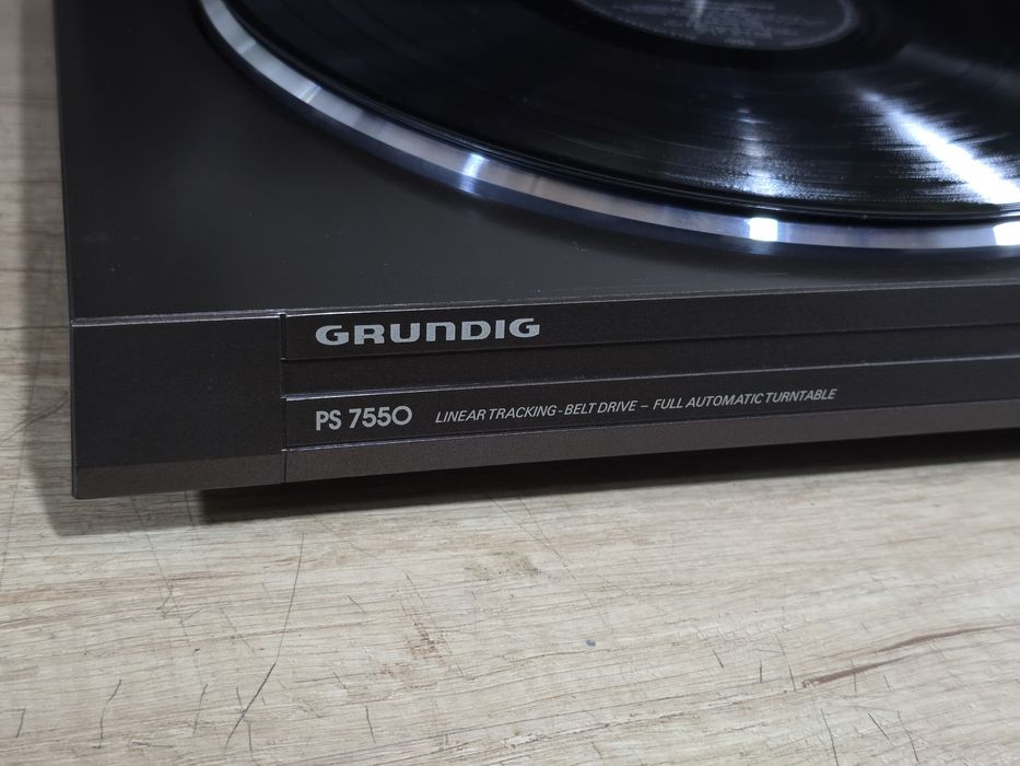 Pick-up GRUNDIG PS-7550, linear, tangențial, full automatic, hi-fi