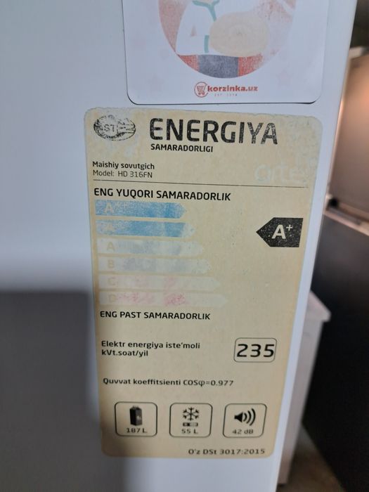 artel 316 model холодильник сотаман холати аъло даражада