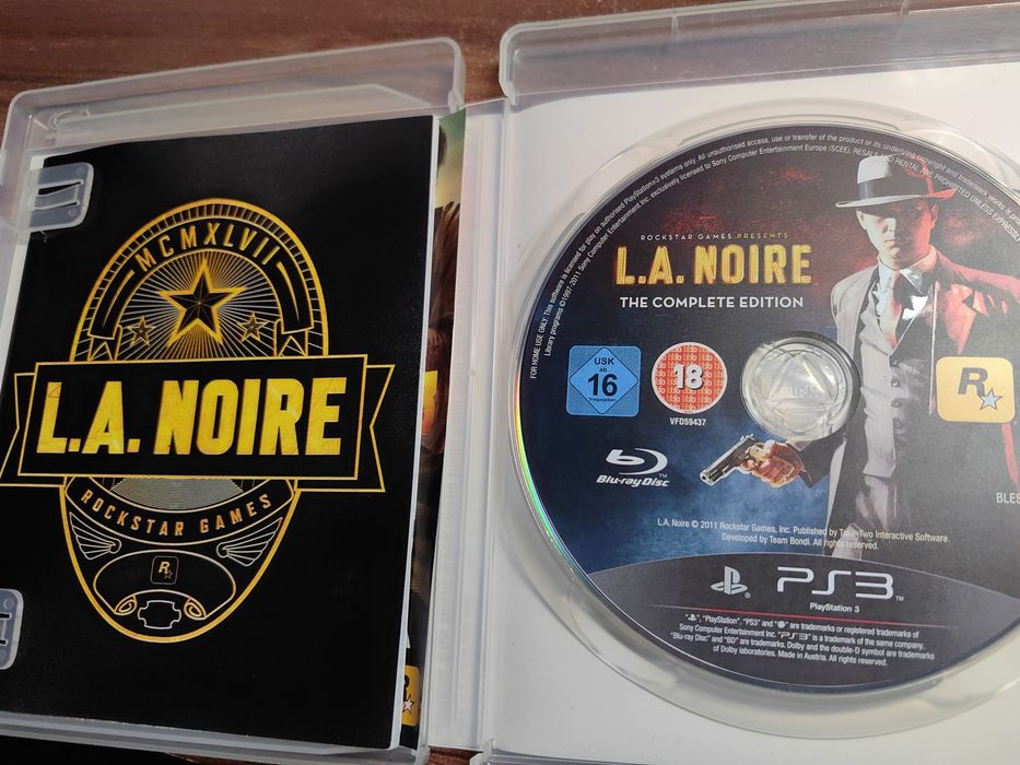 L. A. Noire  The Complete Edition  Playstation 3 sony