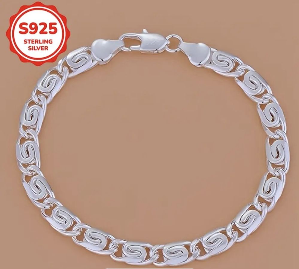 S925 Сребро - Сребърна гривна