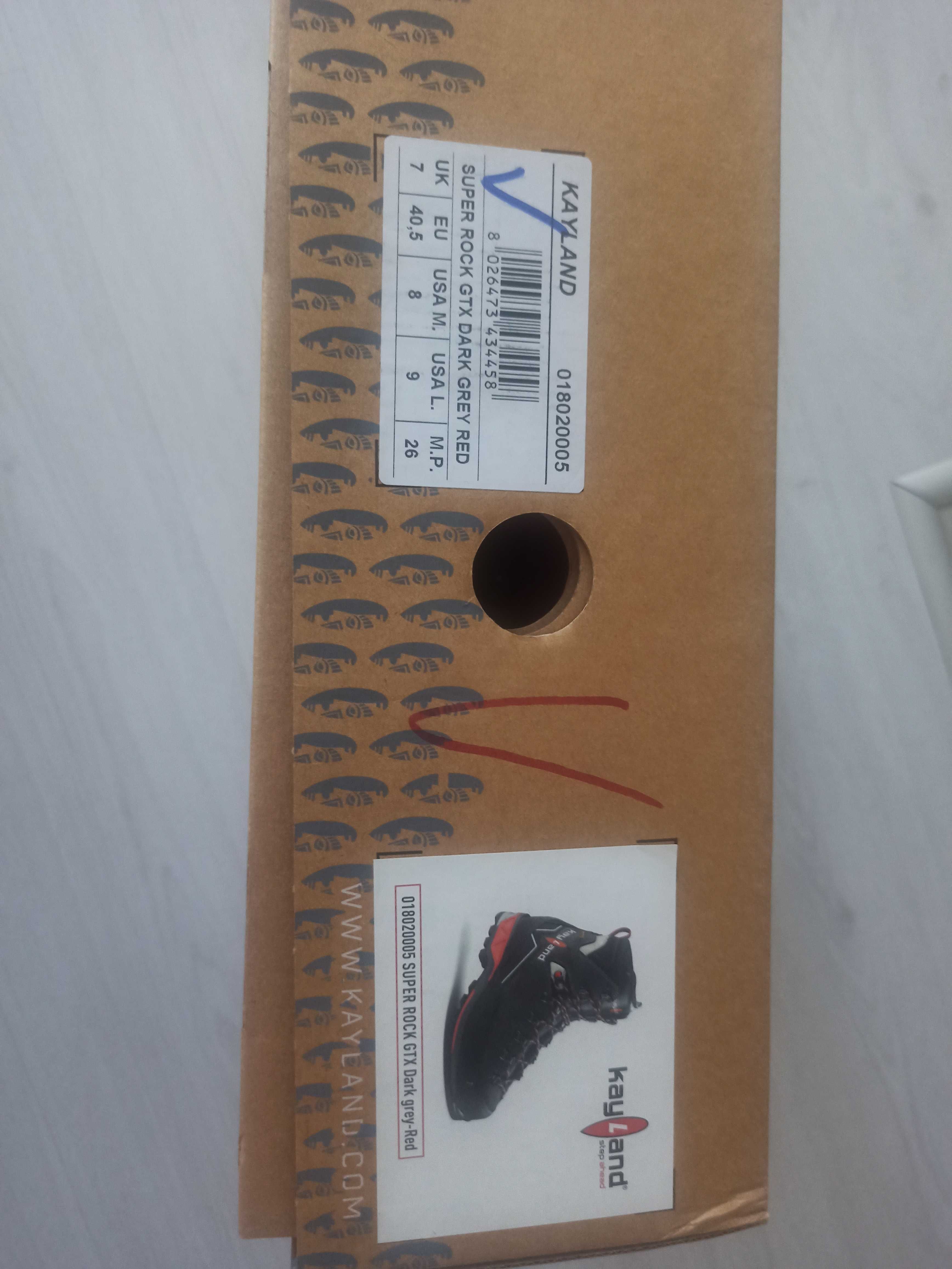 Туристически обувки Kayland Super Rock GTX Dark Grey Red 2023