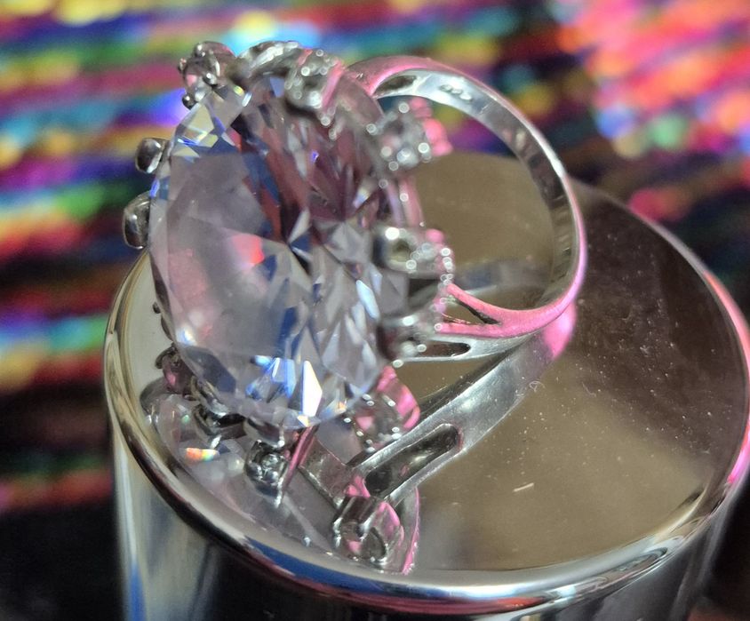 Inel masiv din argint masura 18