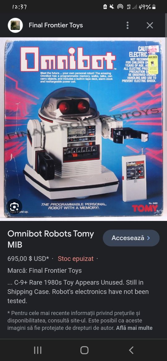 Omnibot Robot cu telecomanda