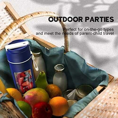 Нов мини блендер Бутилка електрически протеинов спортен шейкър 350мл