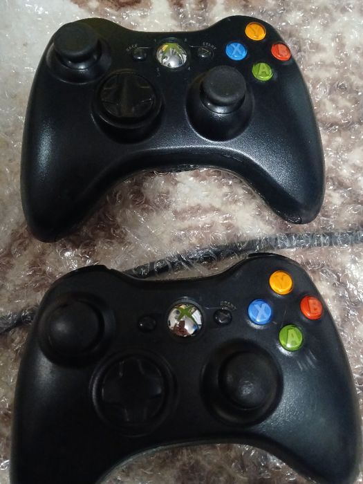 Assalom alekum Xbox 360 uchun Jostiklar sotiladi Simsiz Qora Black