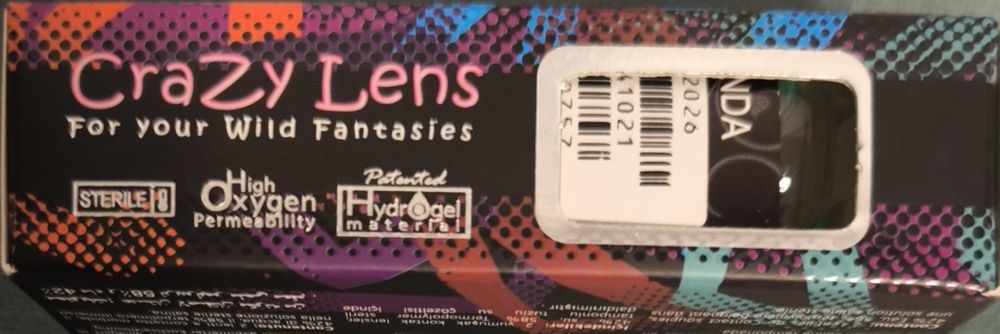 Lentile contact colorate Halloween.