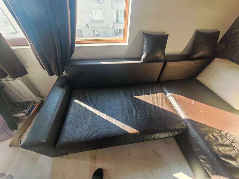 Холов ъглов диван