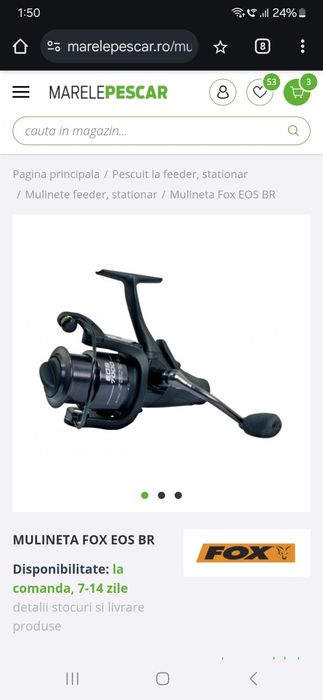 Vand mulineta feeder Fox Eos BR 5000