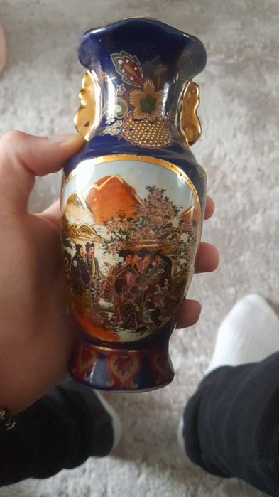 Vaza chinezeasca albastra