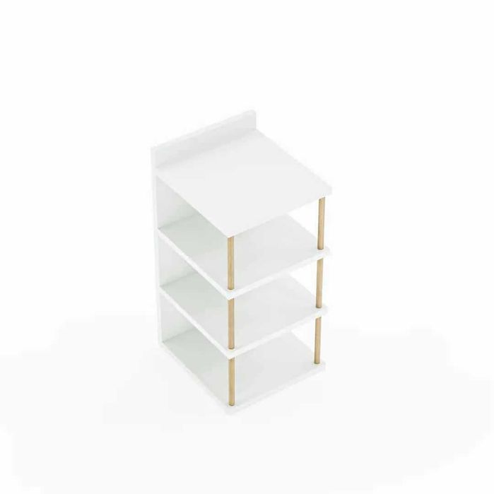 Organizator de pantofi cu 4 polițe din PAL melaminat, 60 x 29 x 30 cm