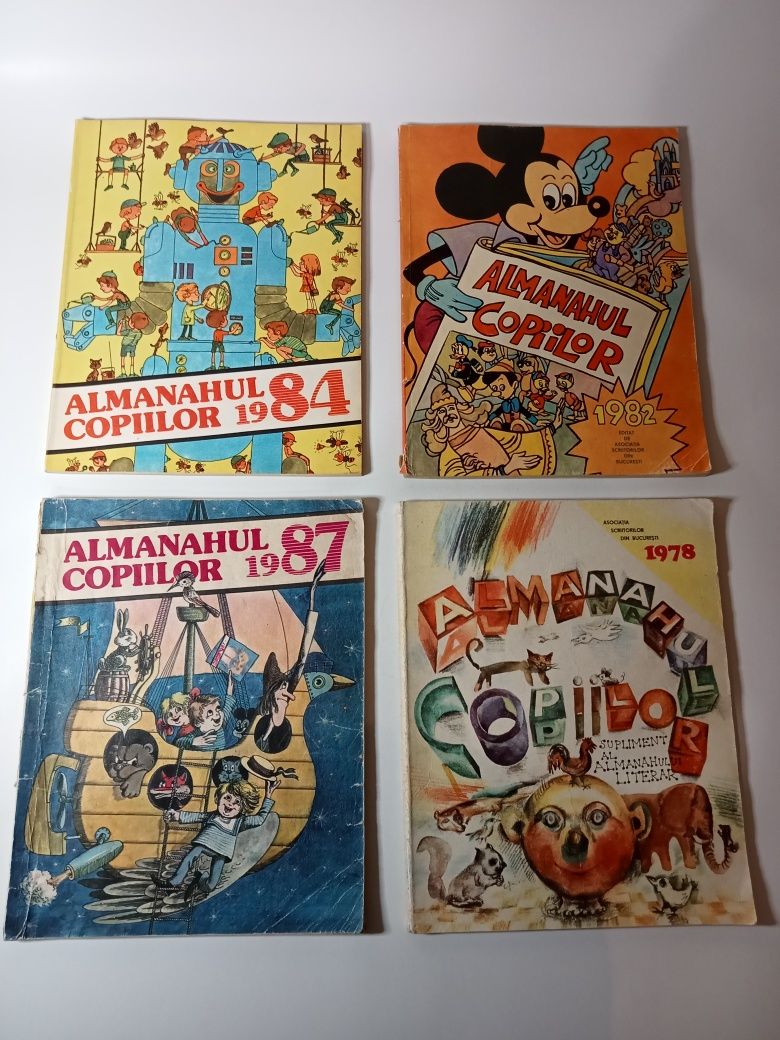 Carti copii ,vechi ,Almanahul Copiilor,per comunista,de colecție