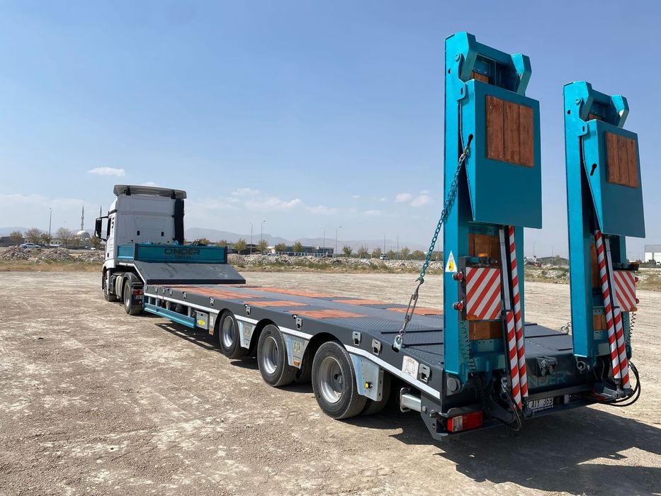 Semiremorca Trailer 3 axe 45 tone Rampe duble Nou!